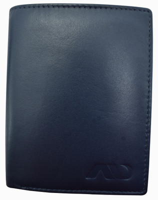 

Annodyne Men Casual Blue Genuine Leather Wallet(5 Card Slots)