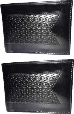 

Aoctane Men Casual Black Genuine Leather Wallet(5 Card Slots), Black 06