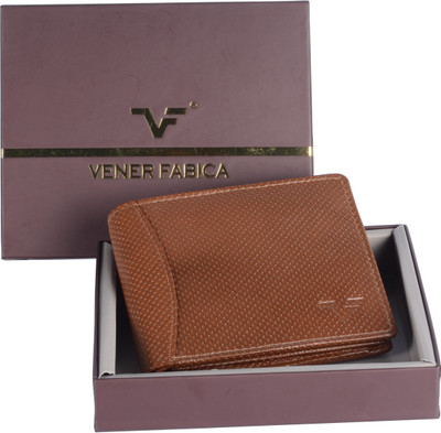 

Vener Fabica Men Tan Genuine Leather Wallet(7 Card Slots), Coniac