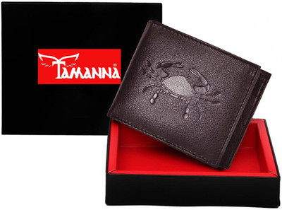 

Tamanna Men Casual Brown Genuine Leather Wallet(1 Card Slot)