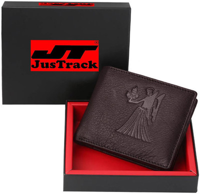 

JusTrack Men Casual Brown Genuine Leather Wallet(2 Card Slots)