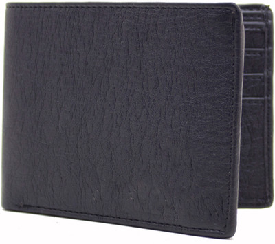 

MS Men Casual Black Artificial Leather Wallet(10 Card Slots)
