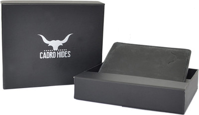 

cadrohides Men Black Genuine Leather Card Holder(28 Card Slots)