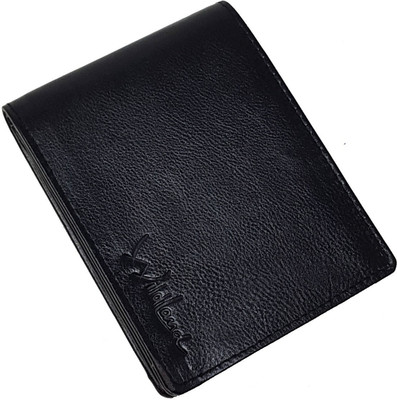 Wildland Men Casual Black Genuine Leather Wallet(7 Card Slots)
