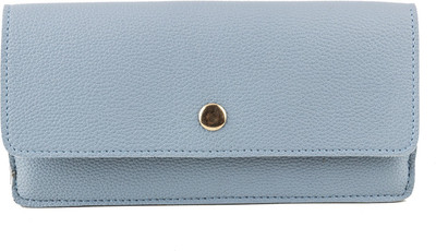 

Designer Bugs Women Casual Blue Artificial Leather Wallet(6 Card Slots), Grey