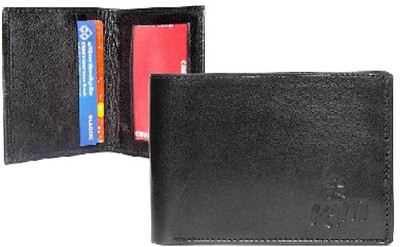 

KAIN Men Casual Black Genuine Leather Wallet(4 Card Slots)