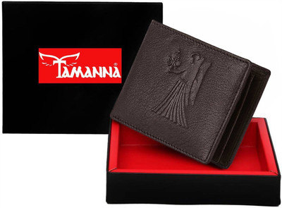 

Tamanna Men Casual Brown Genuine Leather Wallet(1 Card Slot)