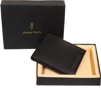

Jimmy Carry Men Black Genuine Leather Wallet(3 Card Slots)