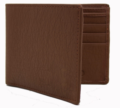 

MS Men Casual Brown Artificial Leather Wallet(10 Card Slots)