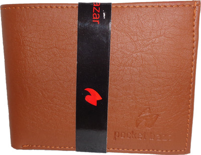 

pocket bazar Men Casual Tan Artificial Leather Wallet(6 Card Slots)