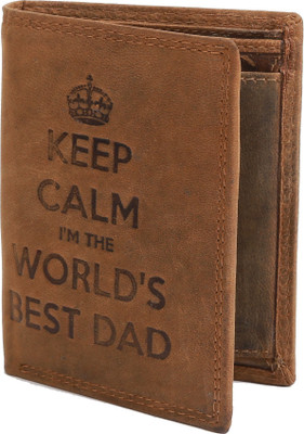 

Bull Kraft Men Casual Brown Genuine Leather Wallet(6 Card Slots)