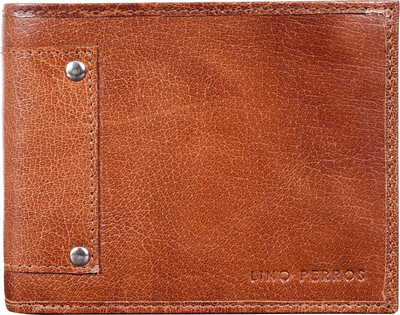 

Lino Perros Men Casual Brown Genuine Leather Wallet(2 Card Slots)