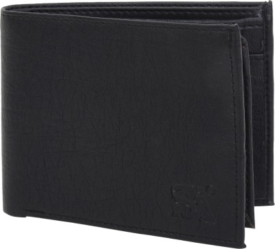 

ATSH Men Black Artificial Leather Wallet(3 Card Slots)