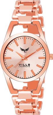 

Vills Laurrens VL-7044 Unique Designed Rose Gold Watch - For Women
