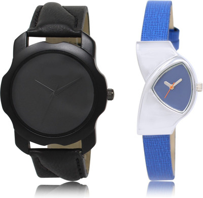

The Shopoholic New Stylist Latest Black And Blue Dial Analog Watch For Boys And Girls Watches For Men Formal Watch - For Women