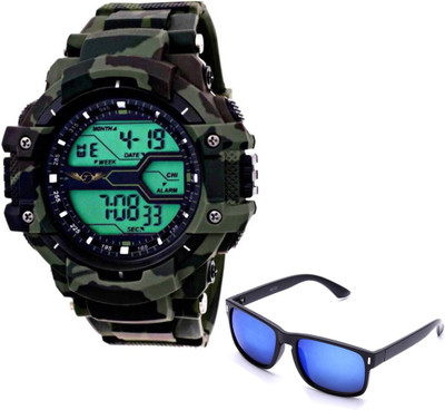 

Fancy Wayfarer, Digital Watch Combo(Multicolor)