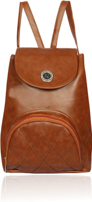 

Leather Land Back Pack 6 Backpack(Tan), Tan brown