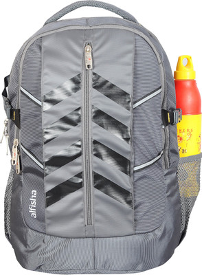

Alfisha Grey Soft 30 L Laptop Backpack(Grey)