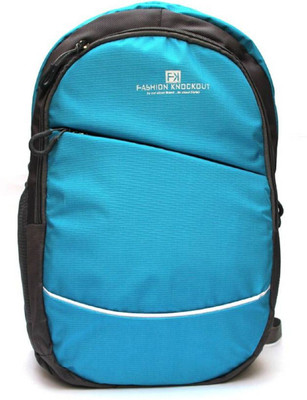 

Fashion Knockout Backpack 20 L Laptop Backpack(Blue), Blue;grey