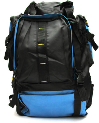 

Fashion Knockout Tracking bag 45 L Backpack(Black), Black;blue