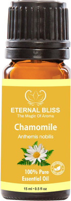 

Eternal Bliss Chamomile Roman Essential Oil - Pure Natural Aromatherapy & Therapeutic Grade Oil For Skin Care & Hair Care Hair Oil (15 ML)(15 ml)