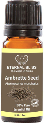 

Eternal Bliss Ambrette Seed Essential Oil - Pure Natural Aromatherapy & Therapeutic Grade Oil For Skin Care & Hair Care Hair Oil (30 ML)(30 ml)