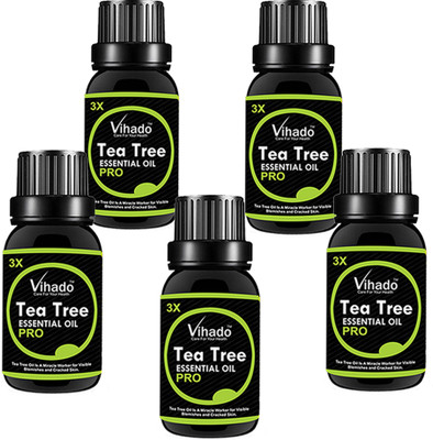 

VIHADO Pure Tea Tree Essential Oil 3X PRO (20 ML) (Pack of 5)(20 ml)