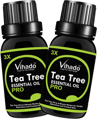 

VIHADO 100% pure and natural Tea Tree Oil 3X PRO (10 ML) (pack of 2)(15 ml)