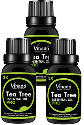 

VIHADO Tea Tree essential oil 3X PRO with Dropper (30 ML) (Pack of 3)(30 ml)