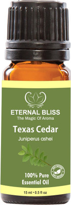 

Eternal Bliss Texas Cedar Wood Essential Oil - Pure Natural Aromatherapy & Therapeutic Grade Oil For Skin Care & Hair Care Hair Oil (15 ML)(15 ml)
