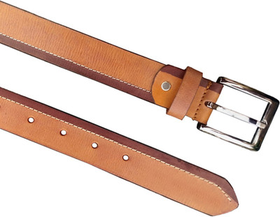 

JusTrack Men Formal Brown Genuine Leather Belt