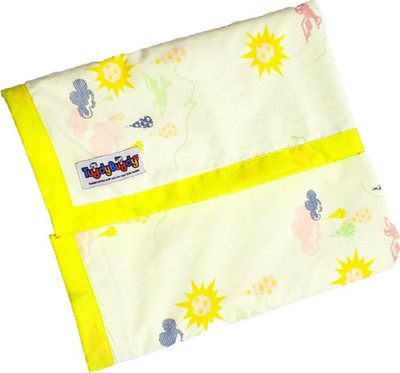 

TuddyBuddy Printed  Top Sheet(Cotton, White