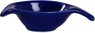 

Caffeine Dip and Sauce Diva Serving Bowl Ceramic/Stoneware in Blue Glossy (Set of 1) Handmade By Caffeine Stoneware Bowl(Blue, Pack of 1)
