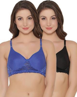 Clovia Women T-Shirt Non Padded Bra(Blue)