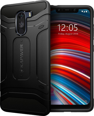 Kapaver Back Cover for POCO F1(Black, Hard Case)