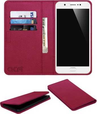 ACM Flip Cover for VIVO Y69(Pink, Cases with Holder, Pack of: 1)