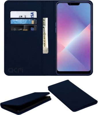 ACM Flip Cover for Oppo A5(Blue, Cases with Holder, Pack of: 1)