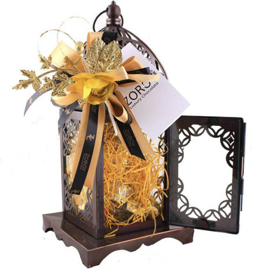 

Zoroy Luxury Chocolate Metal Lantern with 12 chocolates Fudges(120 g)