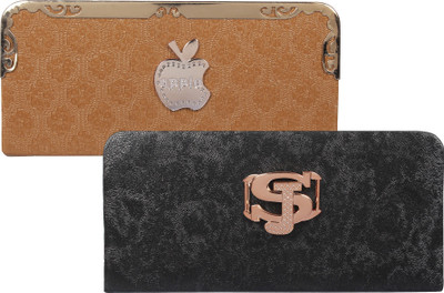 

Fashonic Casual Brown, Black Clutch, Black;brown