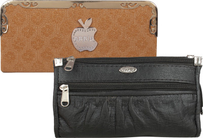 

Fashonic Casual Brown, Black Clutch, Black;brown