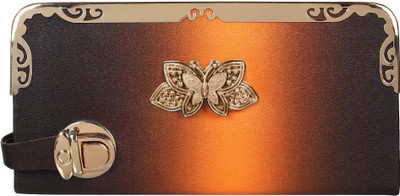 

Fashonic Party Orange Clutch