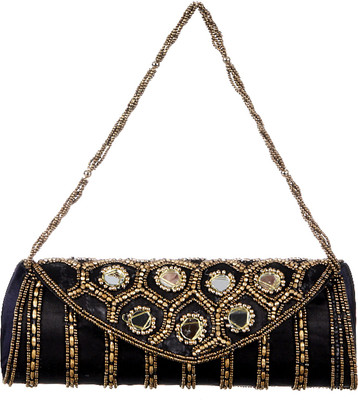 

GiftingTree Casual, Party Black Clutch
