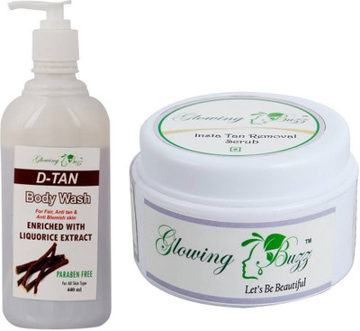 

Glowing Buzz Combo of D-Tan & Instant Tan Removal / Best In Summer(Set of 1)