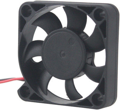 

TECHNOLOGYBAZAR 12V DC 2 Pin COOLING FAN (40 X 40 X 10 mm) for 3D Printer/ Robotics/DIY Projects Cooler(Black)