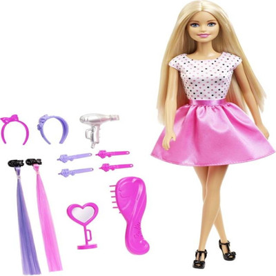 

MA Products Barbie with deluxe hair & Accessory(Multicolor)