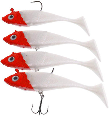 

Always Sporty Soft Bait Silicone Fishing Lure(Pack of 4, Size 10)