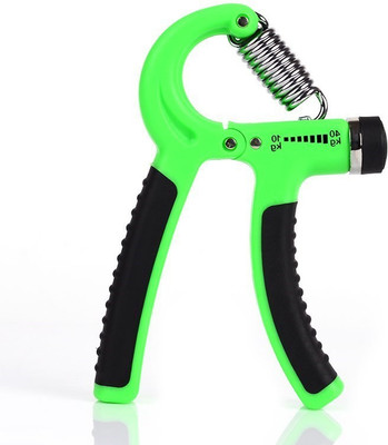 

NIRVA Hand Exerciser Forearm Exerciser Hand Grip Strengthener is Adjustable (Green) Hand Grip/Fitness Grip(Black)