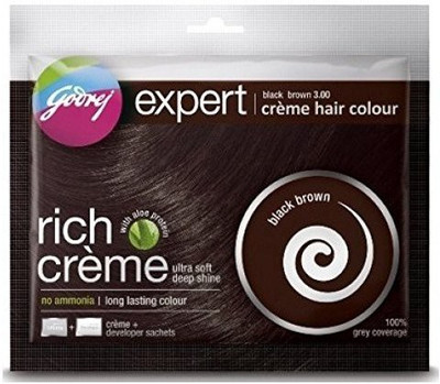 

Godrej Expert Cream hair Black Brown Colour Hair Color(Black Brown)
