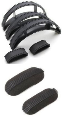 

JAMPAK Combo of Hair Bumpits and Hair Accessories for Hair Puff High Hair Volumizer, Pack of 1 v-01 medium Hair Volumizer etc(7 g)