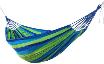 P-PLUS INTERNATIONAL Outdoor Hang Bed Camping Cotton Small Swing(Blue, DIY(Do-It-Yourself))